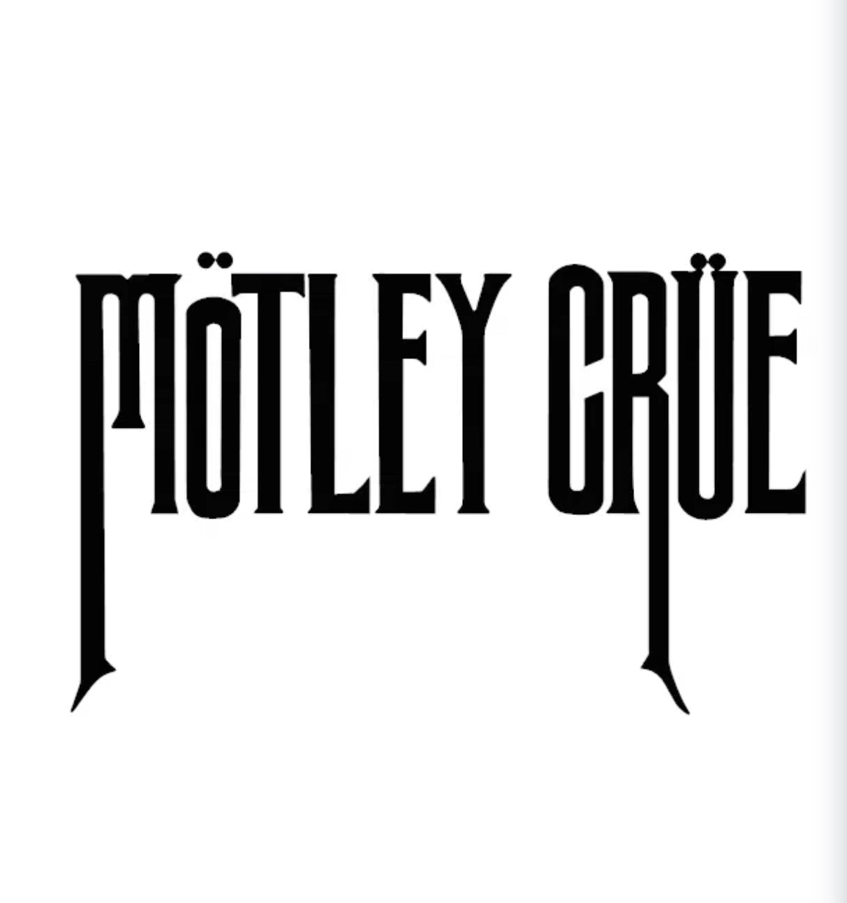 Mötley Crue dekal